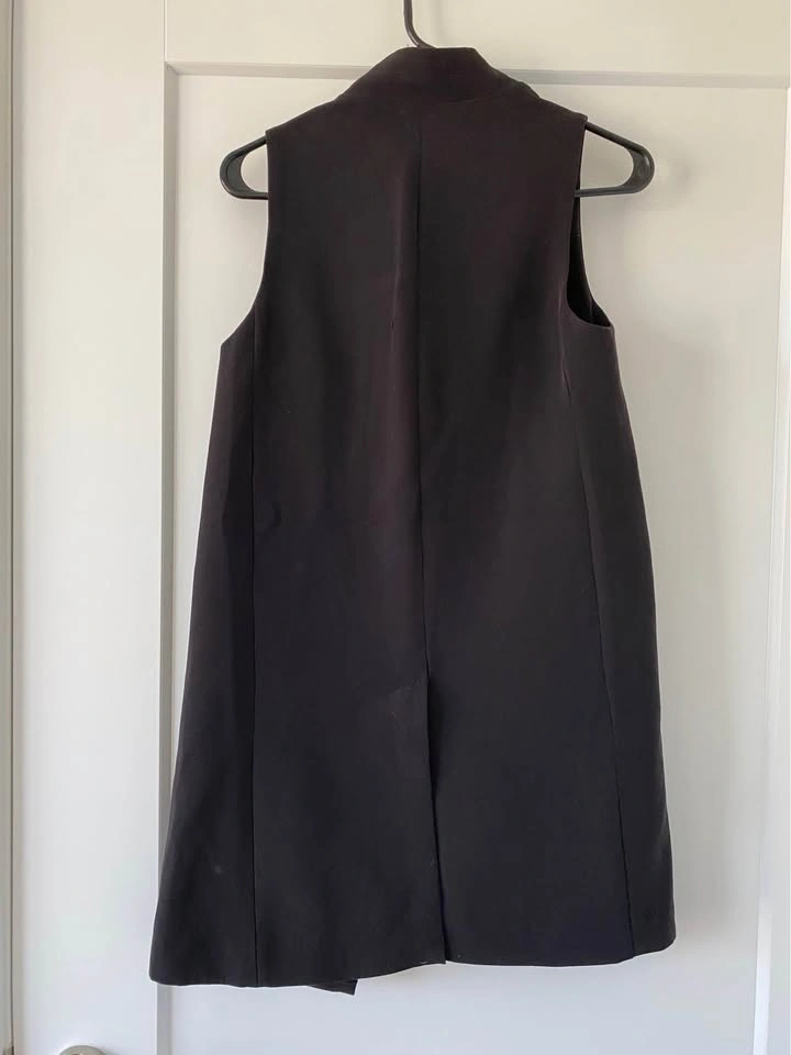 Zara Long Black Vest Sleeves - Size XS - photo 2