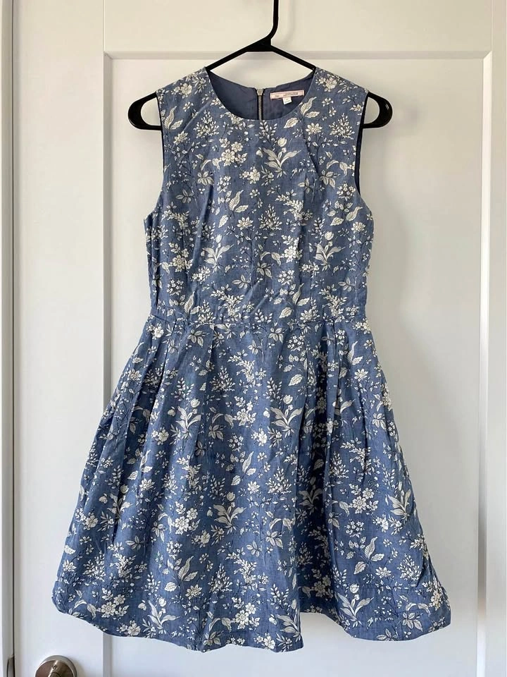 Gap Blue Floral Dress size 2