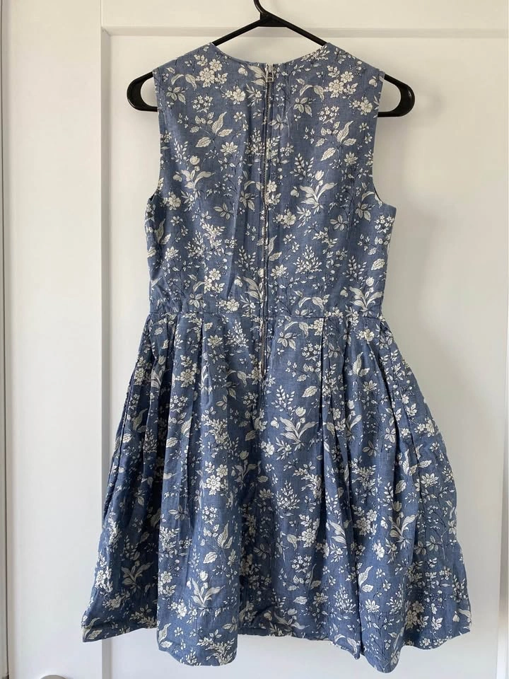 Gap Blue Floral Dress size 2 - photo 2