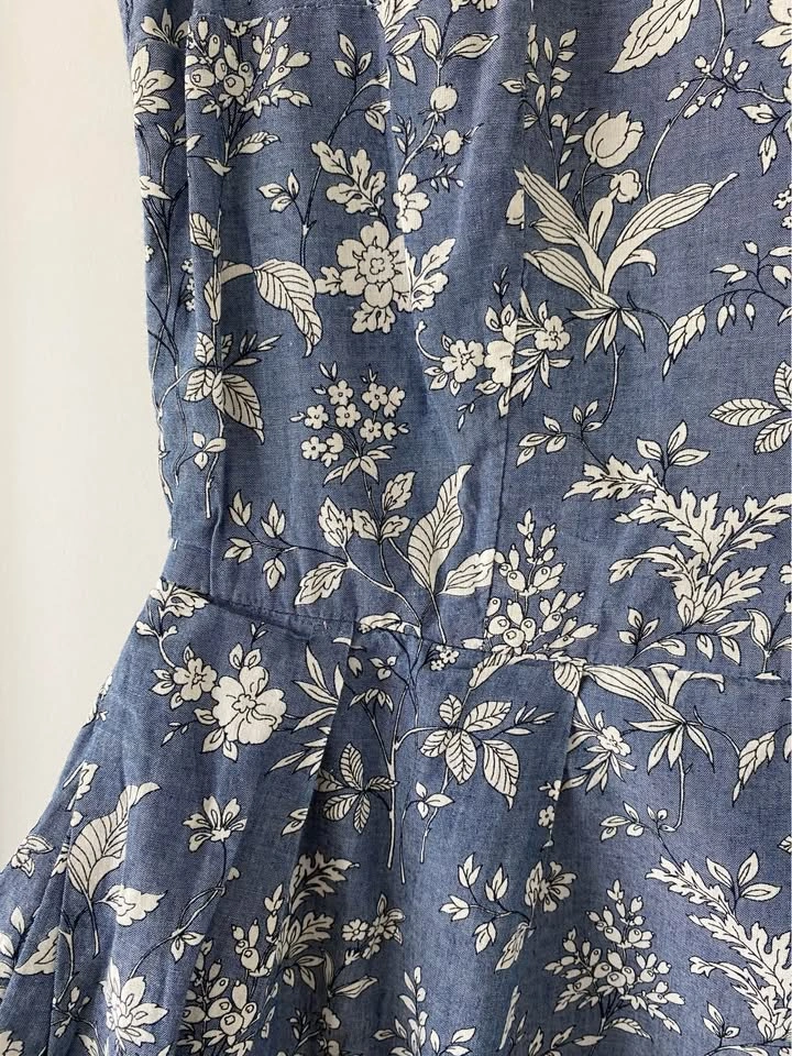 Gap Blue Floral Dress size 2 - photo 3