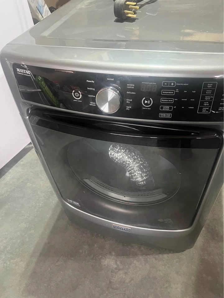Maytag YMED5500FC0 Gray Front Load Electric Dryer - photo 2