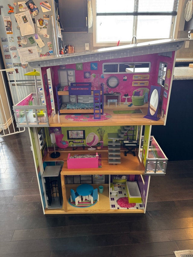 Doll House for Barbie or Similar Sized Dolls