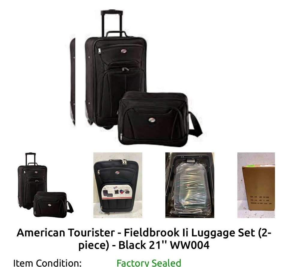 American Tourister Luggage Set (2-piece) - Black