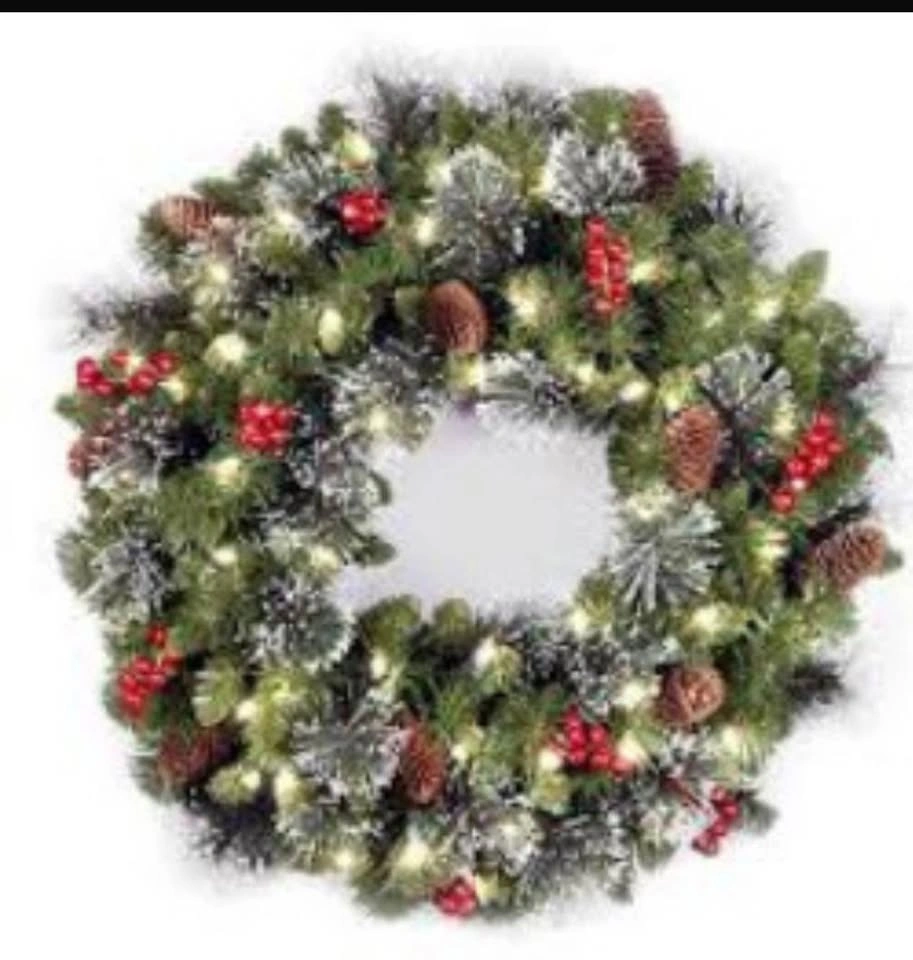 National Tree Company Pre-Lit Wreath - photo 2