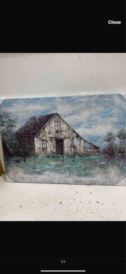 Bartrendy Wall Art Old House Art 39.5" X 28.5" - photo 2