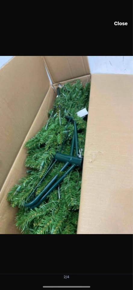 National Tree Company Pre-Lit Slim Christmas Tree - photo 4