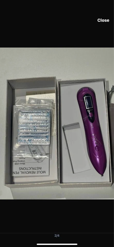 Cordless Tattoo Laser Removal Tool Rechargeable Skin Tags Moles - photo 2