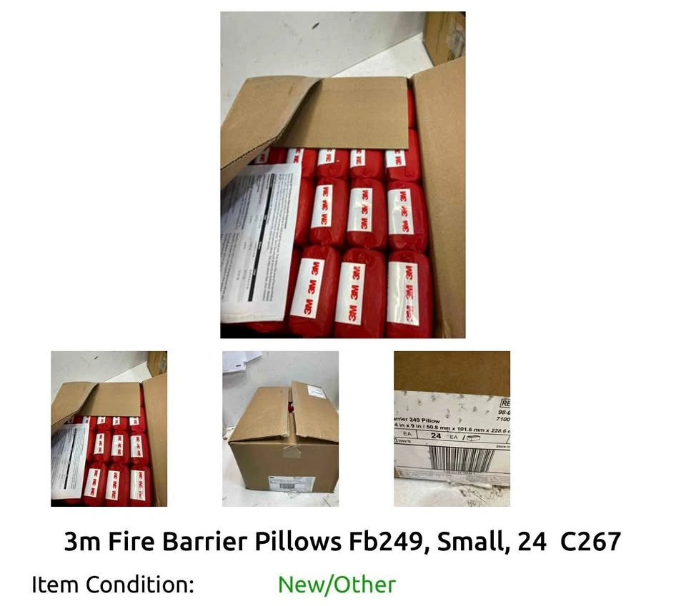 3m Fire Barrier Pillows Fb249, Small, 24