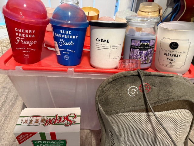 Container of candles and more - photo 2