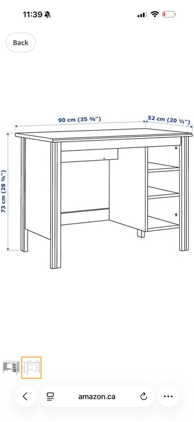 IKEA BRUSALI Wooden Desk - photo 5