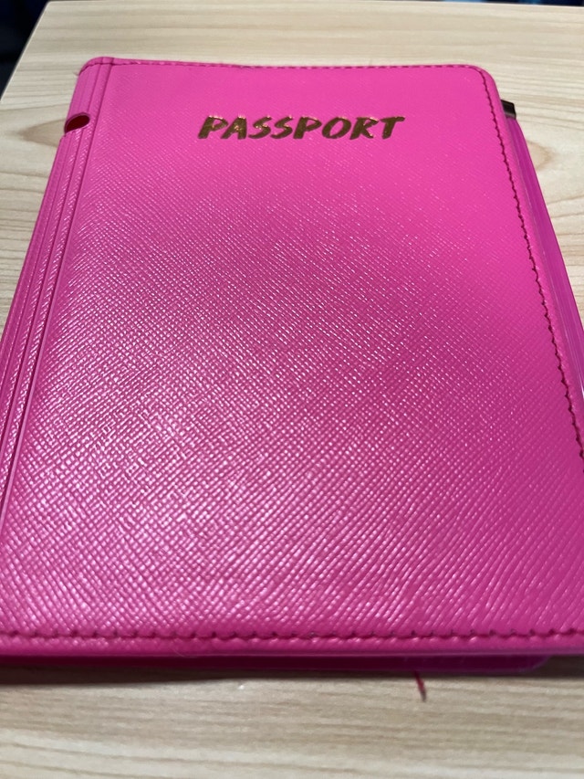 Pink passport cover - photo 4