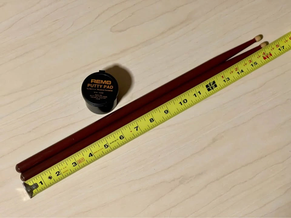 Remo Putty Pad + 16" drumsticks - photo 5