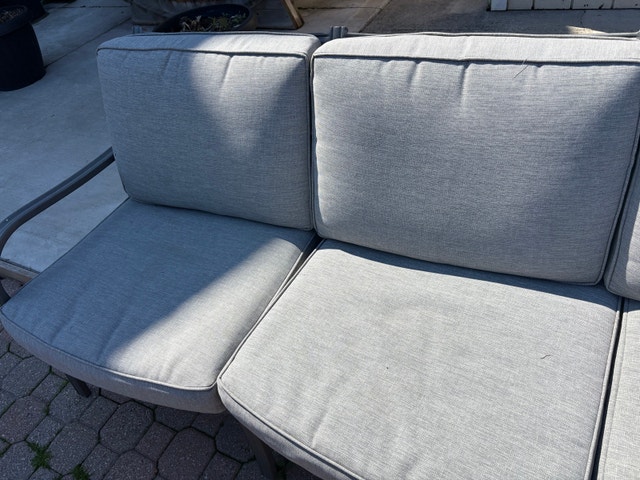 Patio Furniture Set - 3-Seater Sofa, 2 Armchairs + Coffee Table - photo 3