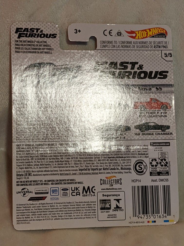 Hot Wheels Premium 1970 Chevrolet Nova SS Fast & Furious - photo 4