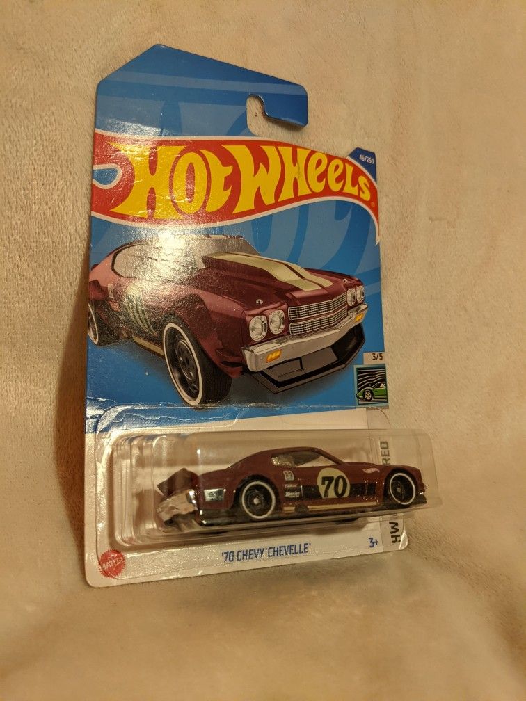 hotwheels 1970 Chevy Chevelle HW contoured - photo 2