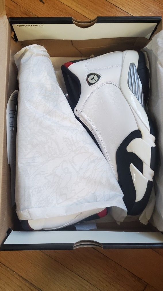 Nike Air Jordan Retro 14 Black Toe Size 10.5
