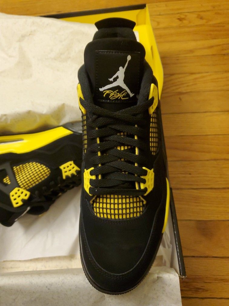 Nike Air Jordan Retro 4 Thunder Size 10.5 IV - photo 3