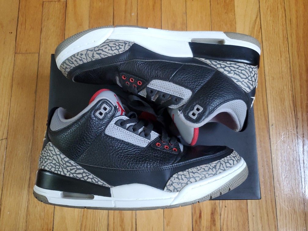 Nike Air Jordan Retro iii Cement Size 10.5 - photo 2