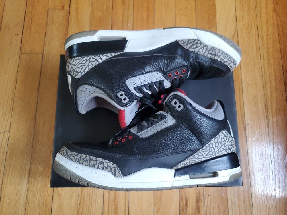 Nike Air Jordan Retro iii Cement Size 10.5 - photo 3