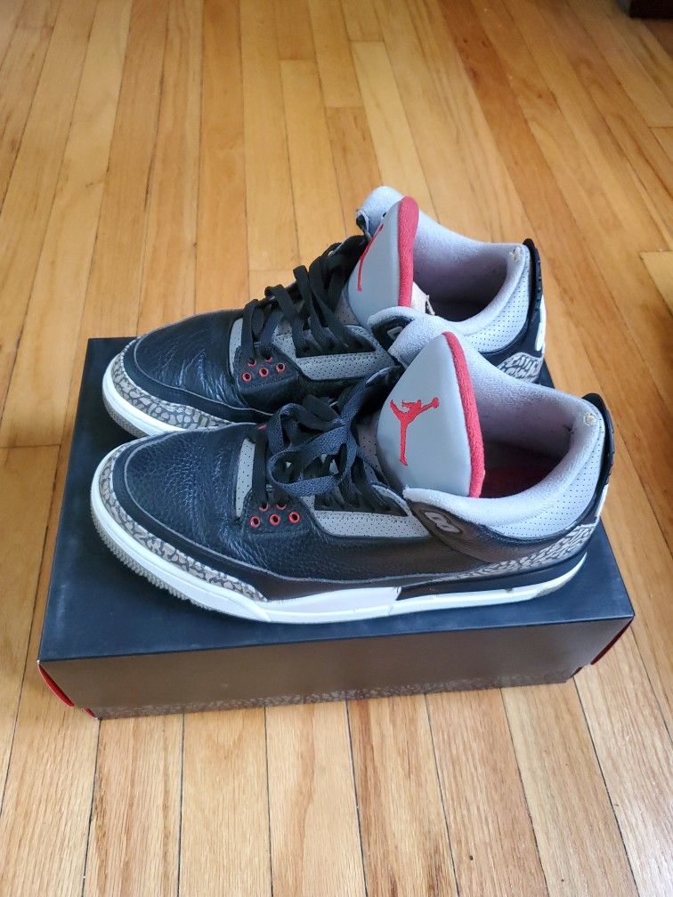 Nike Air Jordan Retro iii Cement Size 10.5 - photo 4