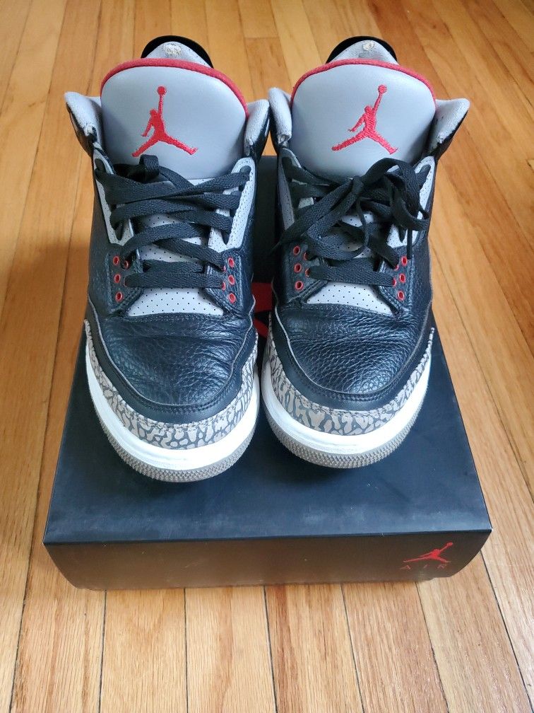 Nike Air Jordan Retro iii Cement Size 10.5 - photo 5