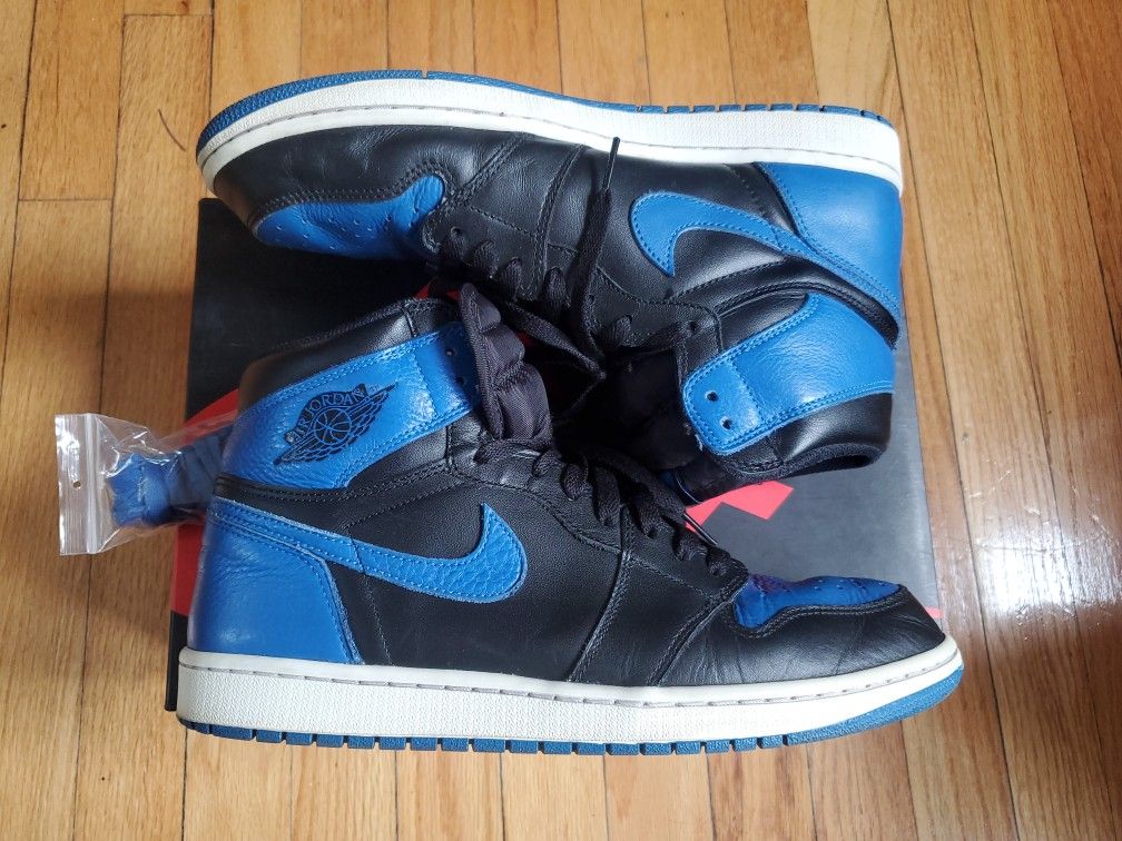 Nike Air Jordan Retro Ones Royal Blue Size 10.5 - photo 2