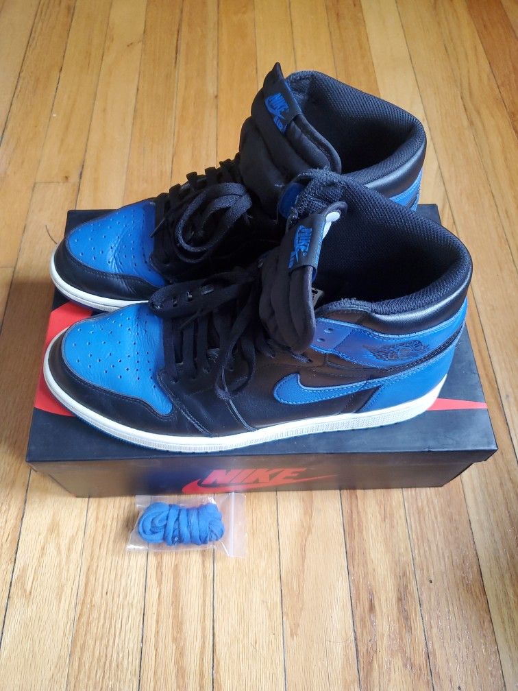 Nike Air Jordan Retro Ones Royal Blue Size 10.5 - photo 3