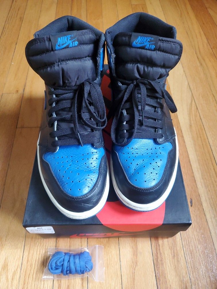 Nike Air Jordan Retro Ones Royal Blue Size 10.5 - photo 4