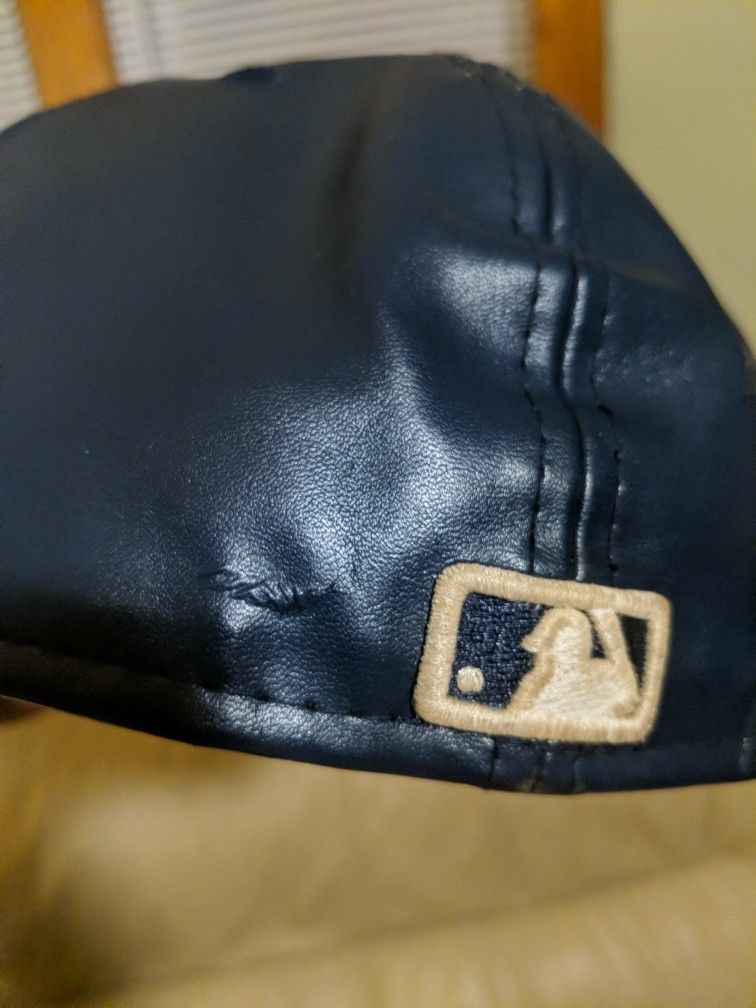 New Era Fitted Faux Leather New York Yankees Cap - photo 4