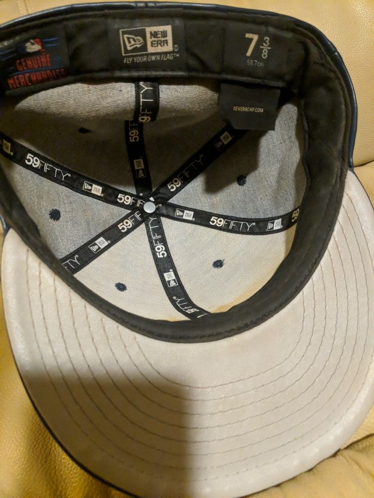 New Era Fitted Faux Leather New York Yankees Cap - photo 5