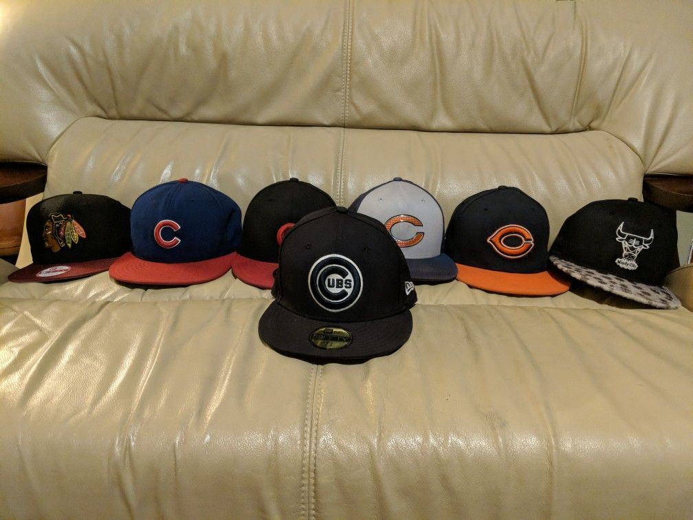 New Era Hats Chicago Cubs Bulls Bears Blackhawks - photo 2