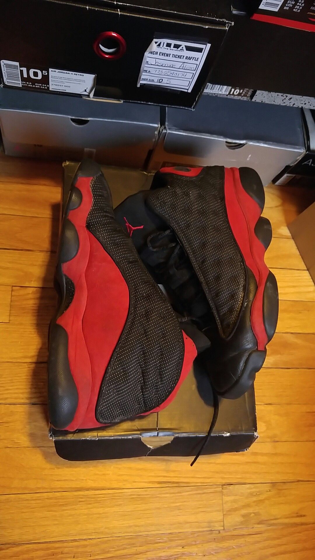 Nike Air Jordan Retro 13 Bred OG 2004 Size 10.5 - photo 2