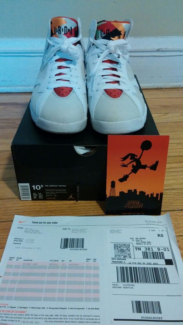 Nike Air Jordan Retro VII Hares Size 10.5