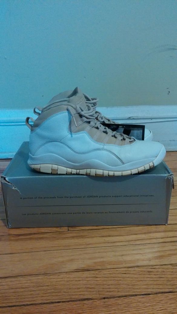 Nike Air Jordan Retro X Linen Size 10.5 - photo 4
