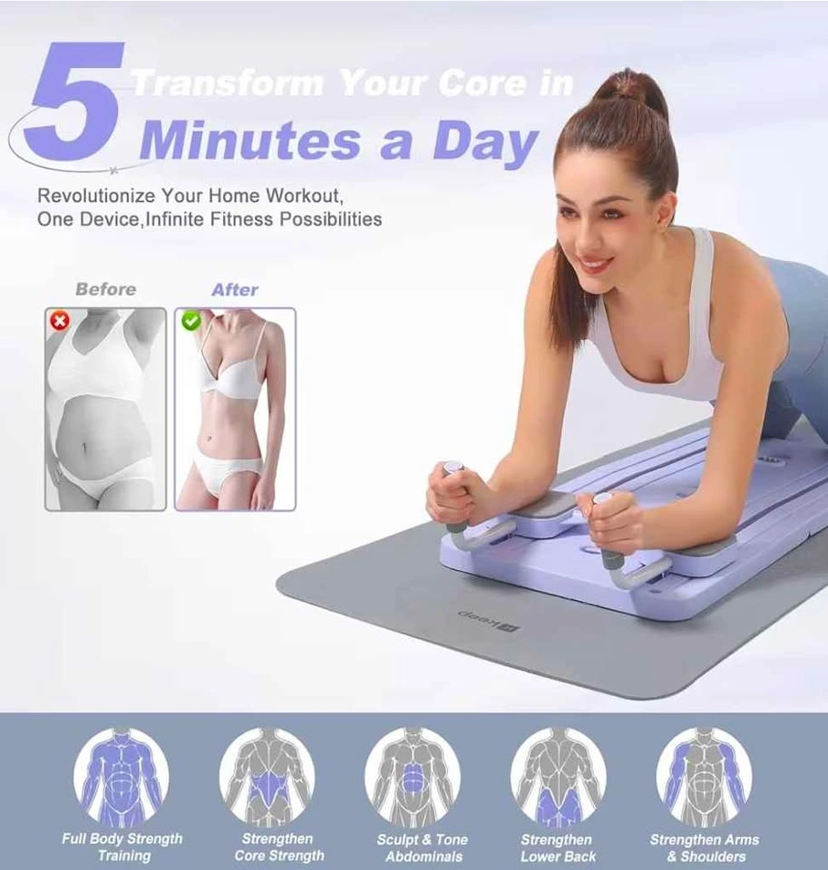 Poetish 5-in-1 Pilates Reformer Machine - photo 2