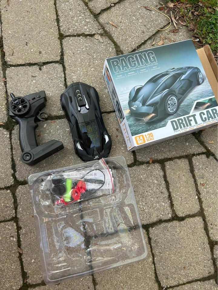 High Speed RC Super Car with LED Lights – 2.4GHz Remote Control - photo 4