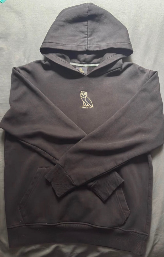 black ovo hoodie