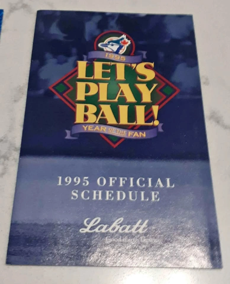 4 Vintage Toronto Blue Jays Game Schedules