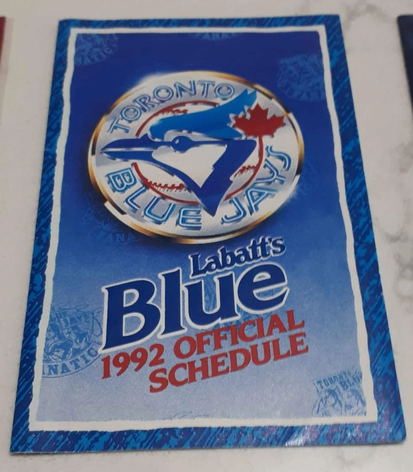 4 Vintage Toronto Blue Jays Game Schedules - photo 3