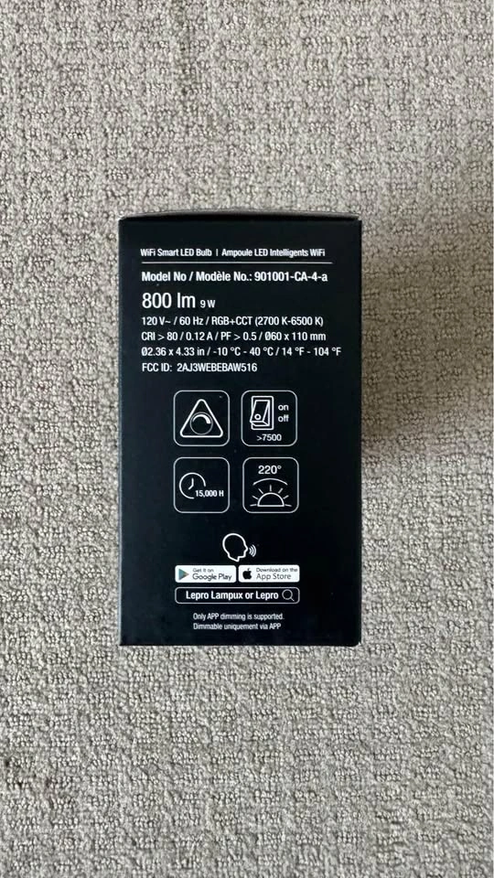 Smart Light Bulb - Google Home & Alexa Compatible - photo 3