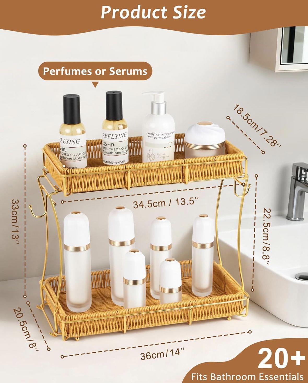 Gold 2 tier organizer - photo 2