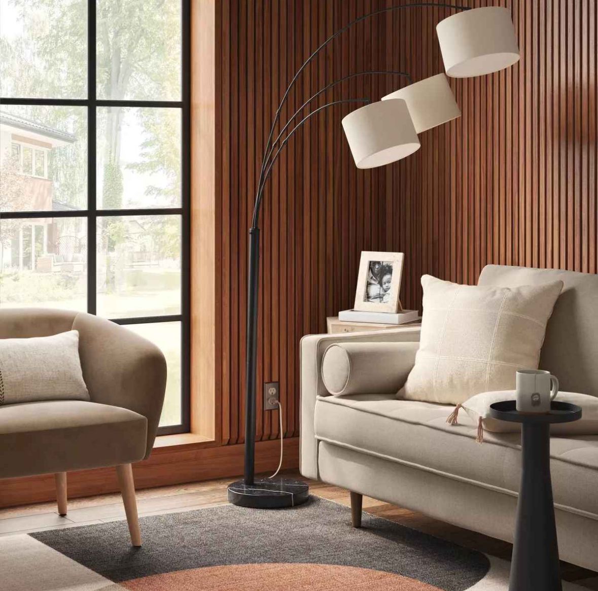 Floor Lamp Arc 3 head