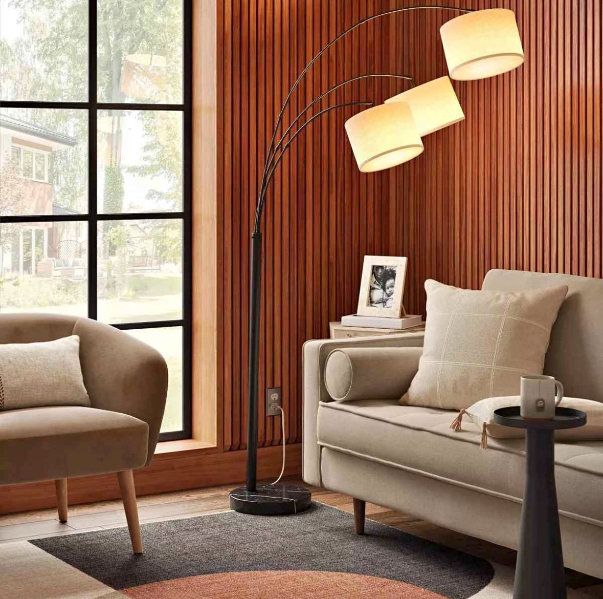 Floor Lamp Arc 3 head - photo 2