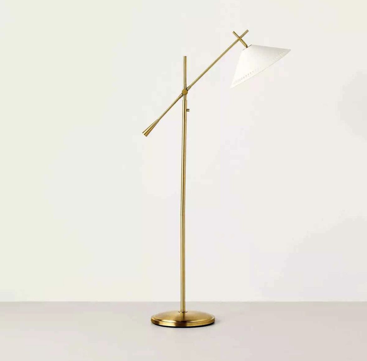 Brass Hinge Floor Lamp - photo 2