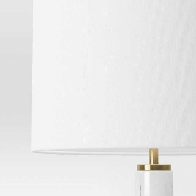 Faux Marble Stick Floor Lamp - Threshold - photo 3