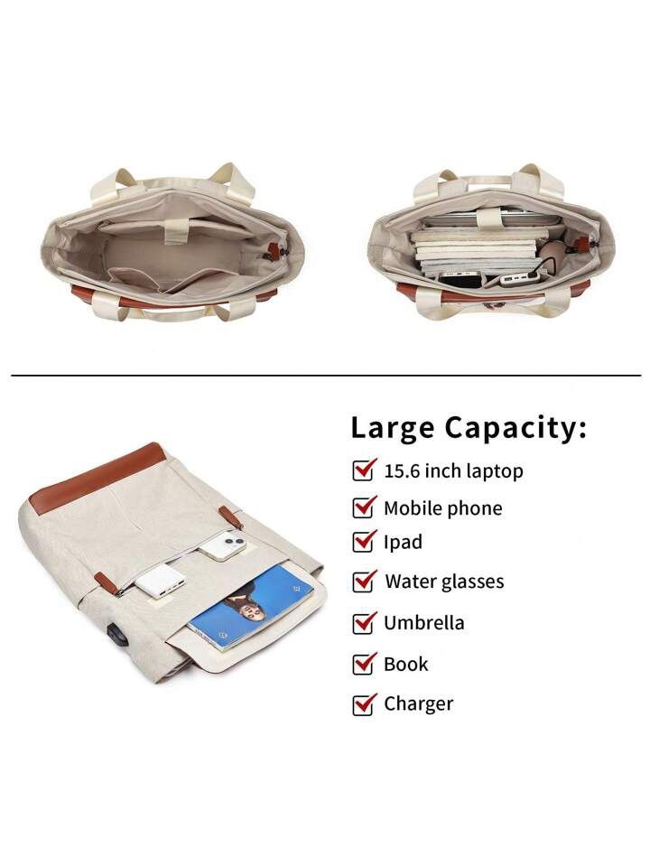 3-IN-1 Convertible Backpack Tote Bag - photo 4