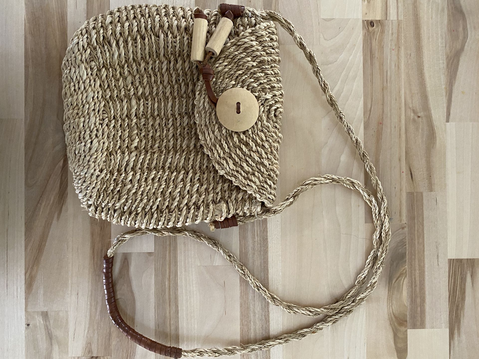 Boho style multicolor shoulder bag