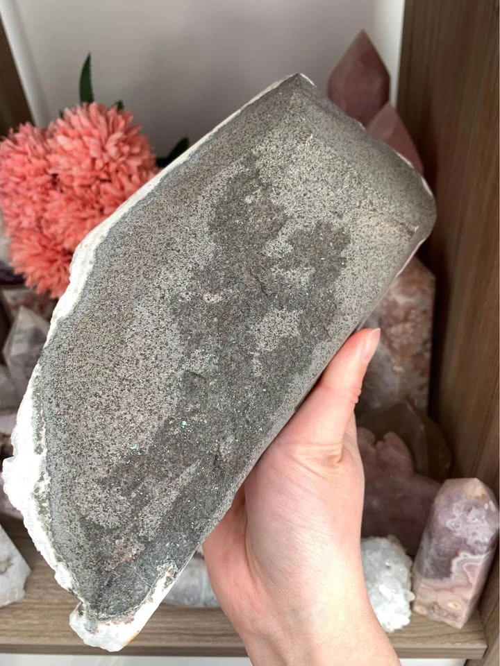 XL 1.4kg Apophyllite Crystal Cluster with Stilbite - photo 4