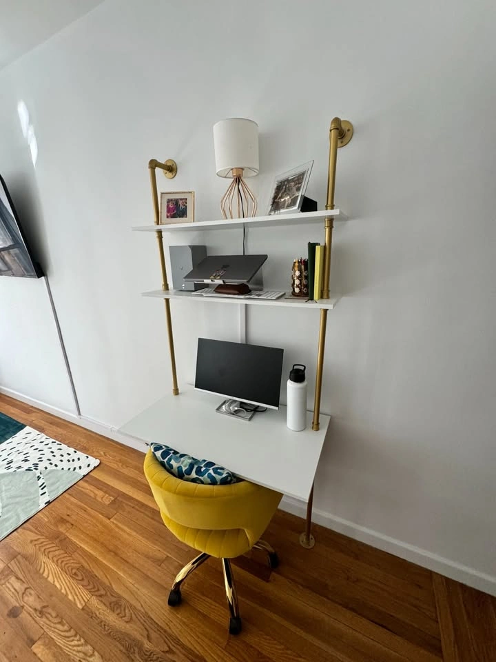 Velvet Home Office Chair with Wheels - photo 2