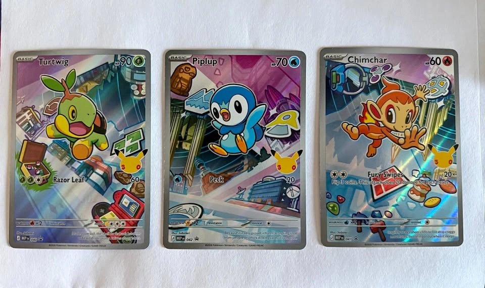 First Partner Illustration Collection Gen 4 Sinnoh Pokemon